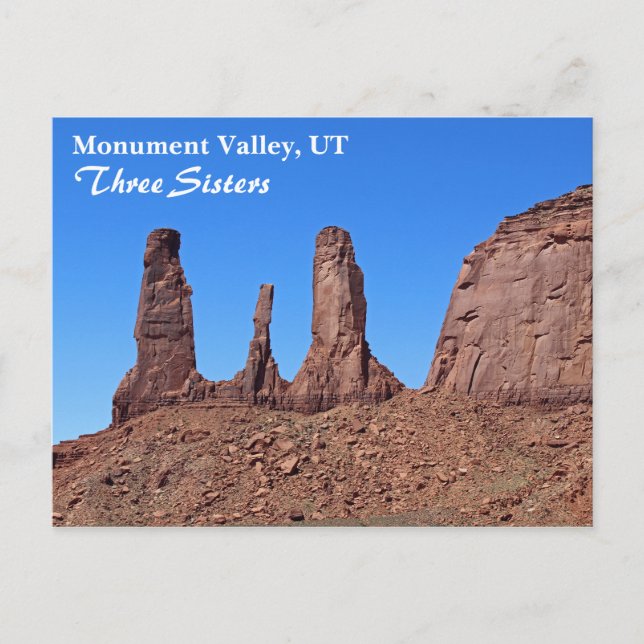 Schönes Monument Tal, Drei Schwestern Postkarte! Postkarte (Vorderseite)