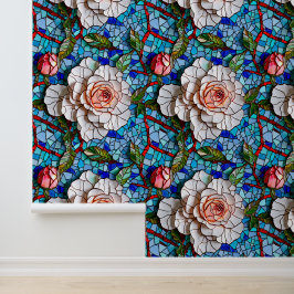 Schönes Mosaik-Blume-Muster Tapete