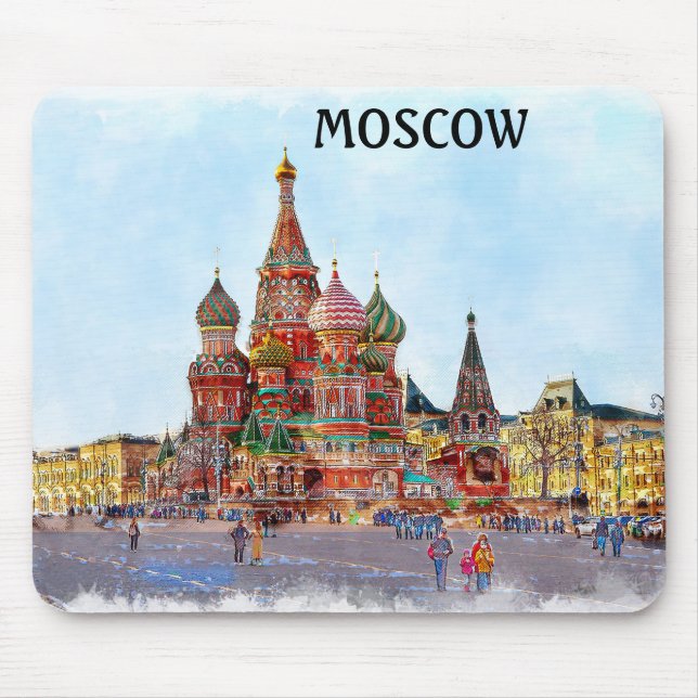 Schönes Moskau Mousepad (Vorne)