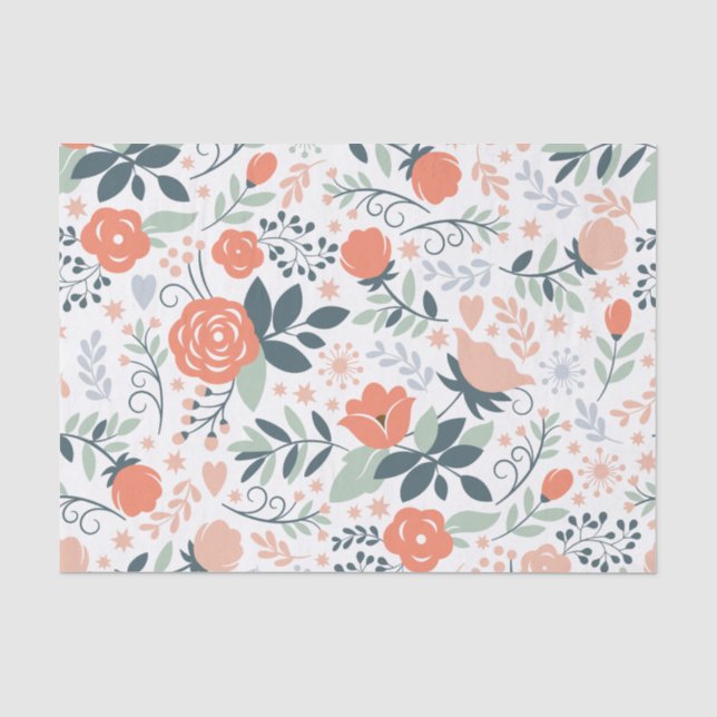 Schönes Muster Girly Seidenpapier (Vorderseite)