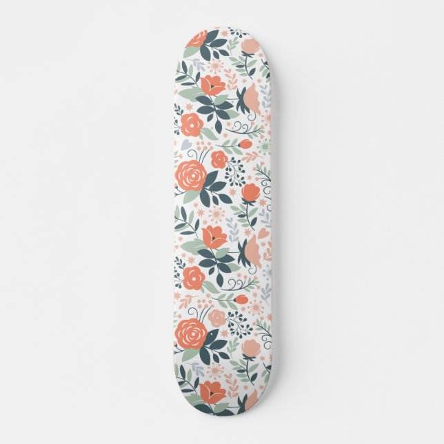 Schönes Muster Girly Skateboard (Vorne)