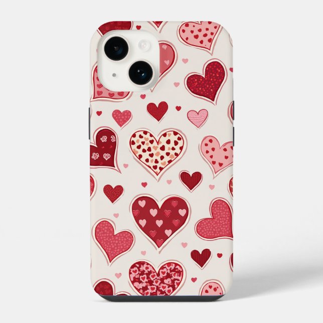 schönes Muster iPhone 14 Hülle (Rückseite)