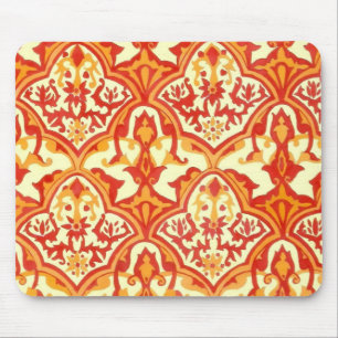 Schönes Muster rot & orange (TBA-Gewinner) Mousepad