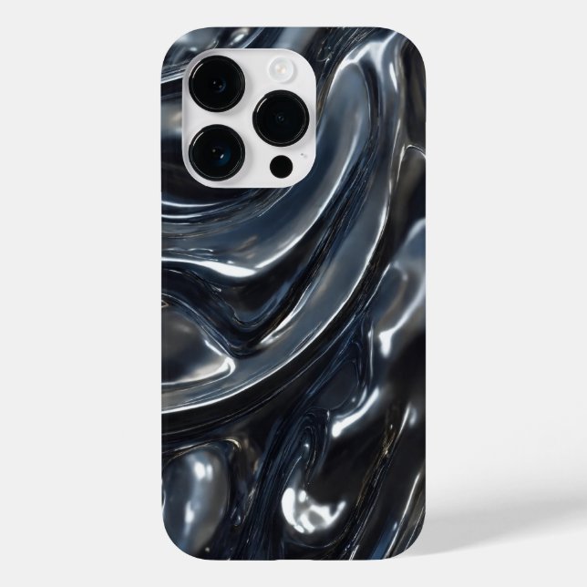 Schönes Muster von Titanfarben Case-Mate iPhone 14 Pro Hülle (Rückseite)