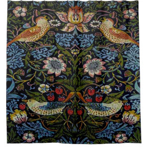 Schönes Muster William Morriss, Kunst nouveau, vi Duschvorhang
