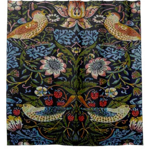 Schönes Muster William Morriss, Kunst nouveau, vi Duschvorhang