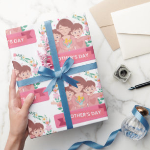 Schönes Muttertagsgeschenk Geschenkpapier