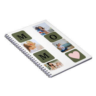 Schönes Muttertagsgeschenk Spiral Foto Notebook Notizblock