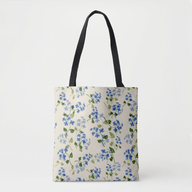 Schönes, nahtloses Blumenmuster Tasche (Vorderseite)