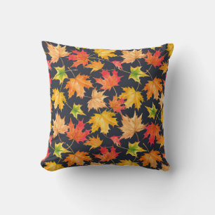 Schönes nahtloses Herbstmuster mit Aquarell  Kissen