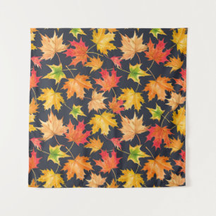 Schönes nahtloses Herbstmuster mit Aquarell  Wandteppich