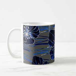 Schönes nahtloses Muster mit watercolor stylize Kaffeetasse