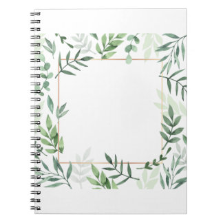 Schönes Naturrahmen-Notebook Notizblock