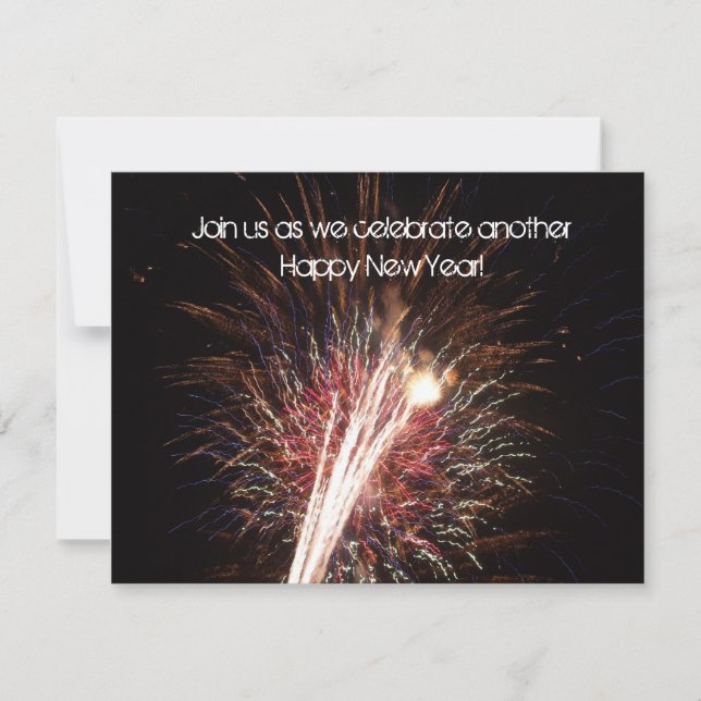 Schönes neues Jahr Einladung (Vorderseite)