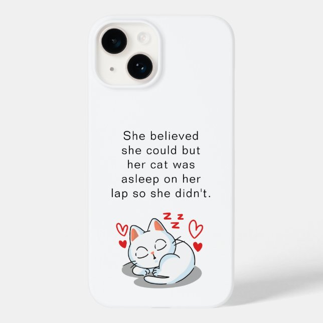 Schönes Niedliches Zitat für Katzenliebhaber Case-Mate iPhone 14 Hülle (Rückseite)