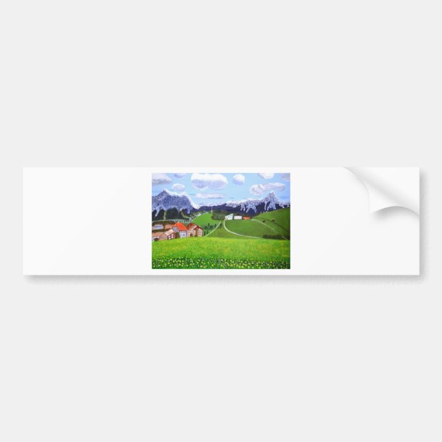 Schönes Norwegen Autoaufkleber (Vorne)