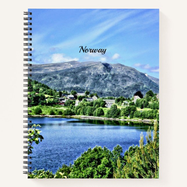 Schönes Norwegen,  Notizbuch (Vorderseite)