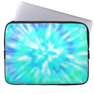 Schönes Notebook mit Blau und Weiß-Gefärbte Krawat Laptopschutzhülle