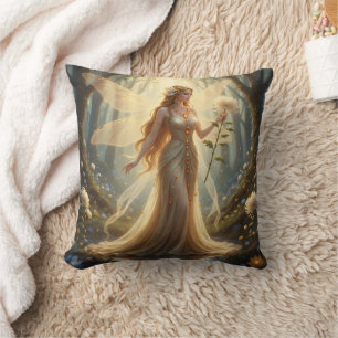 Schönes November Topaz Fairy Kissen