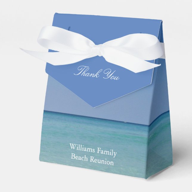 Schönes Ocean Fotografy Custom Beach Party Geschenkschachtel (Vorderseite)