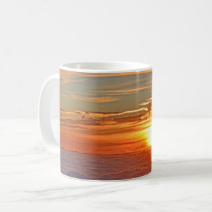 Schönes Ocean Sunset Panorama Kaffeetasse