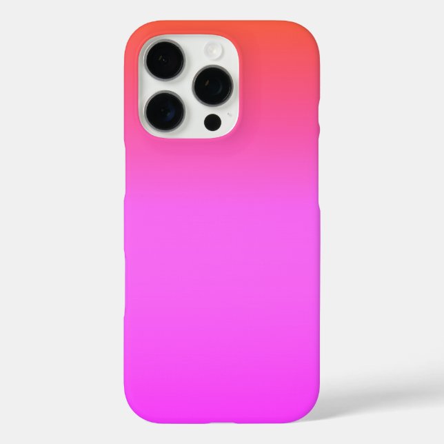 Schönes Ombre Design iPhone 16 Pro Hülle (Rückseite)