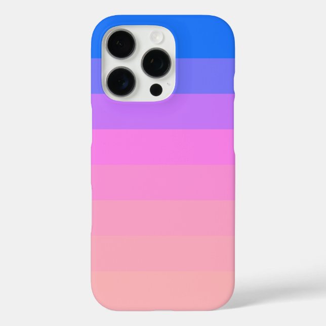 Schönes Ombre Design iPhone 16 Pro Hülle (Rückseite)