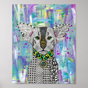 Schönes Orientalisches Kurzhaar-Poster Poster