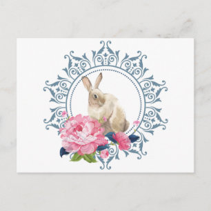 Schönes Osterkaninchendesign Postkarte
