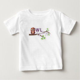 Schönes Owl-Design Baby T-shirt