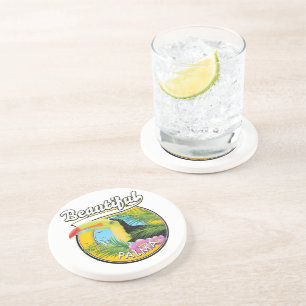 Schönes Palma, Toucan Logo Getränkeuntersetzer