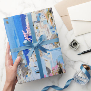Schönes Papier für Griechenland Geschenkpapier