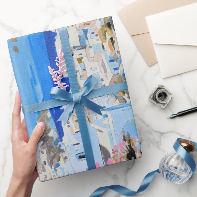 Schönes Papier für Griechenland Geschenkpapier (Schenken)
