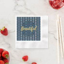 Schönes Papier Napkins Design von Poet Adiela Akoo Serviette