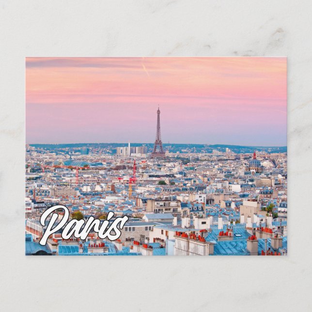 Schönes Paris, Frankreich Postkarte (Vorderseite)