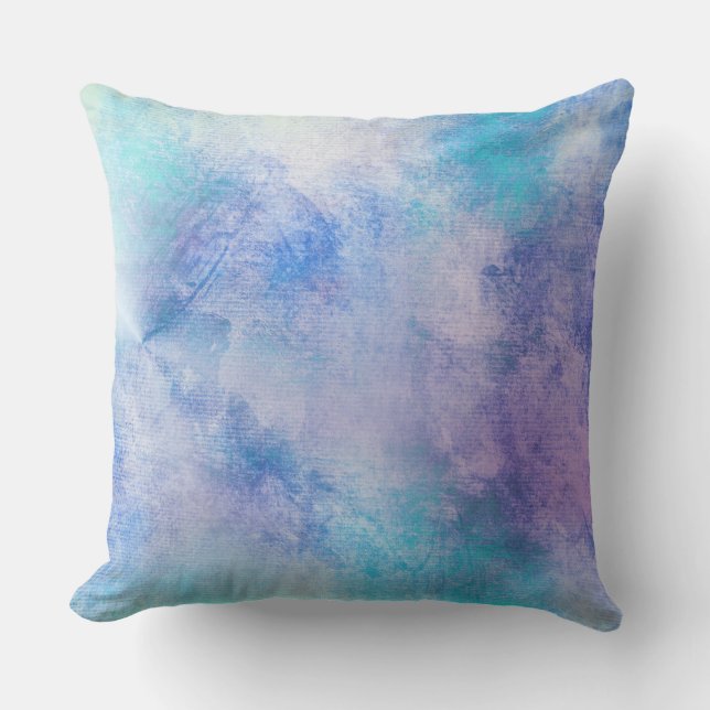 SCHÖNES PASTEL BLUE WASH-Kissen Kissen (Vorderseite)