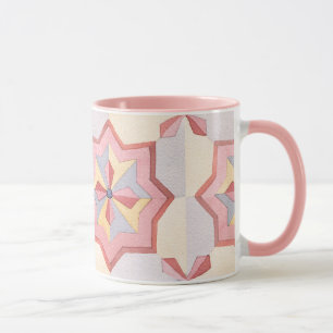 Schönes pastellfarbenes Aquarellmuster Klassisches Tasse