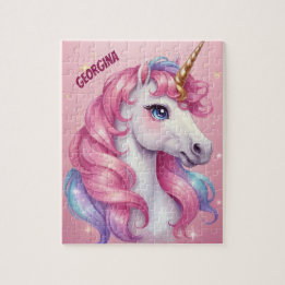 Schönes Personalisiertes Girly Unicorn