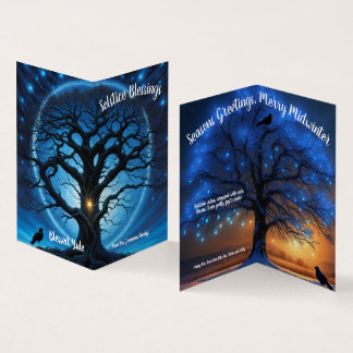 Schönes Personalisiertes Solstice Mittelwinters We