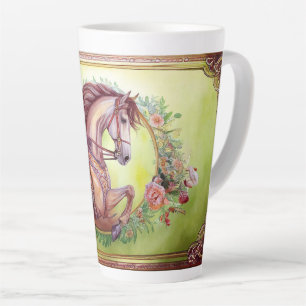 Schönes Pferd Milchtasse
