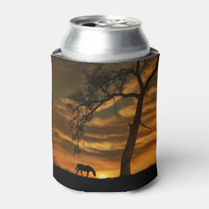 Schönes Pferd und Baum Gemütlicher Cup Dosenkühler