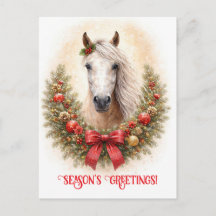Schönes Pferd Weihnachtsgrüße