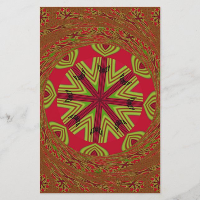 Schönes Phantastisches Afrika kann traditionelles  Briefpapier (Vorderseite)