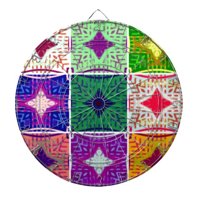 Schönes Phantastisches afrikanisches Druckmuster Dartscheibe (vorne)
