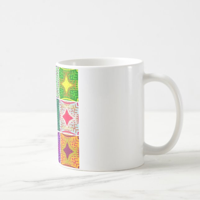 Schönes Phantastisches afrikanisches Druckmuster Kaffeetasse (Rechts)