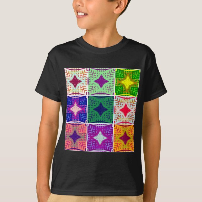 Schönes Phantastisches afrikanisches Druckmuster T-Shirt (Vorderseite)