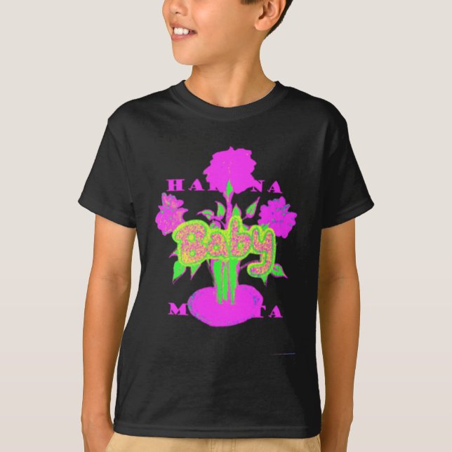 Schönes Phantastisches Baby Pink Inspiration Blume T-Shirt (Vorderseite)