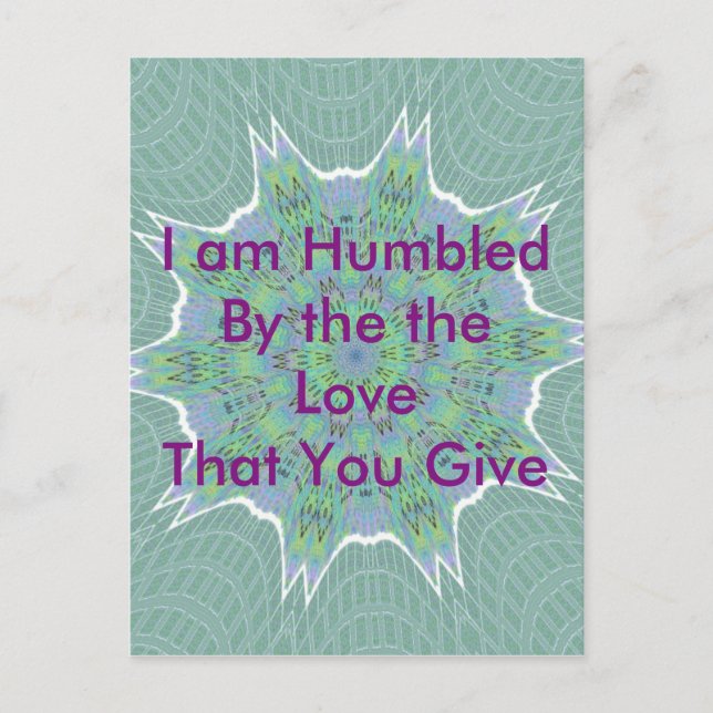 Schönes Phantastisches, Cooles Blumenmuster Design Postkarte (Vorderseite)