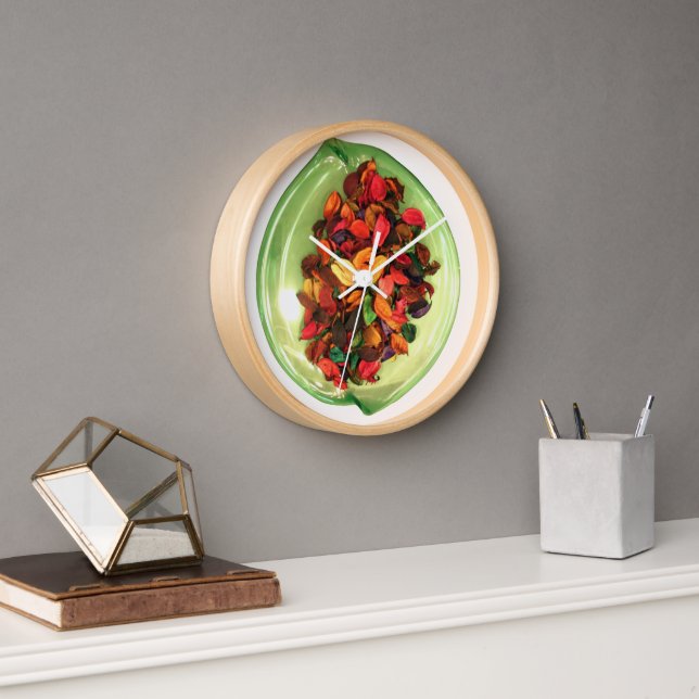 Schönes, phantastisches Design der Rose Wanduhr (Büro)