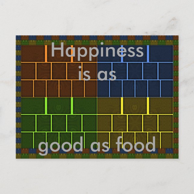 Schönes Phantastisches geometrisches Design Postkarte (Vorderseite)